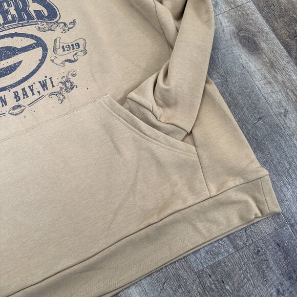 NFL x Darius Rucker x Fanatics Brown Green Bay Packers Rocker Pullover Hoodie L - Picture 5 of 16